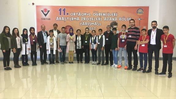 11. Ortaokul Öğrencileri Araştırma Projeleri (Bu Benim Eserim) Adana Bölge Finaline  Kalan Projeler Açıklandı.