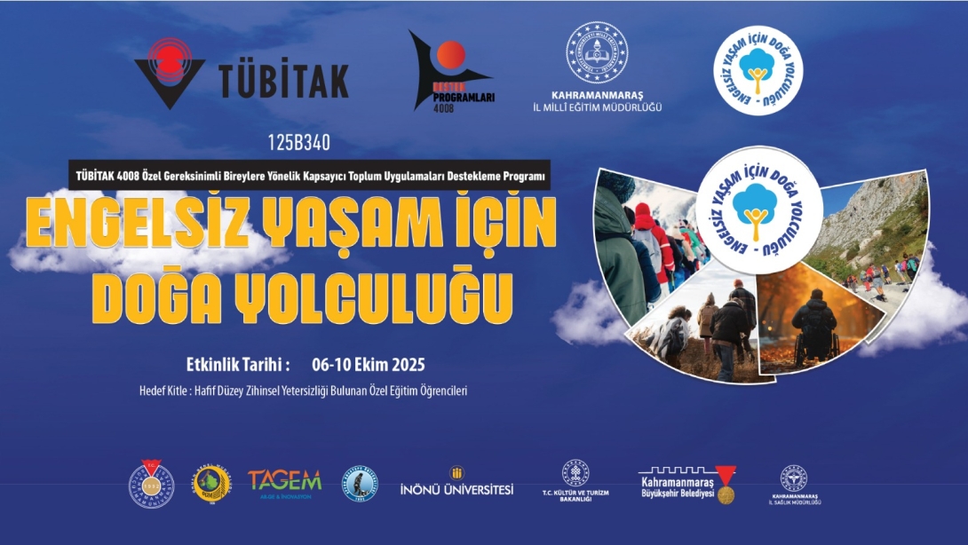 ENGELSİZ YAŞAM İÇİN DOĞA YOLCULUĞU PROJESİ BAŞLIYOR